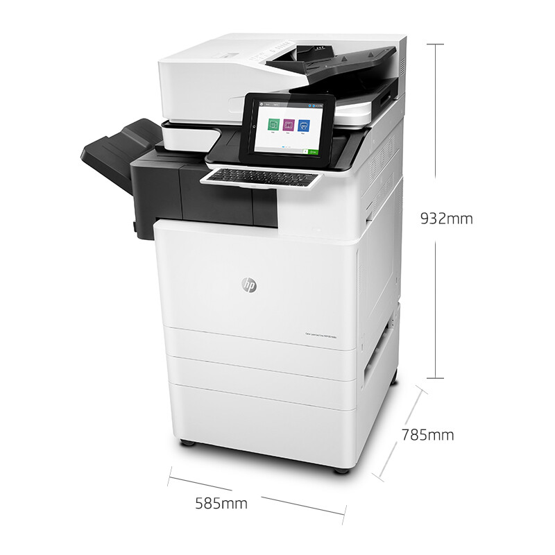 惠普（HP）MFP E87660z 管理型彩色数码复合机  打印、复印、扫描的照片